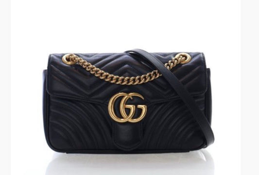 Pre-Owned Gucci small Marmont flap bag